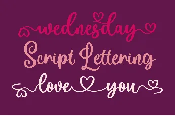 Wednesday font