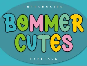 Bommer Cutes font