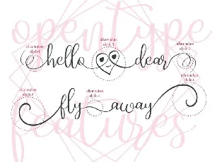 Helly Copters Calligraphy font