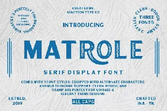 Matrole font