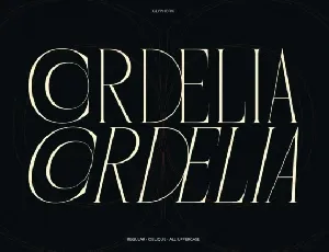 Cordelia font