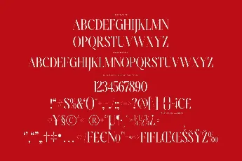 Amodhev DEMO VERSION font