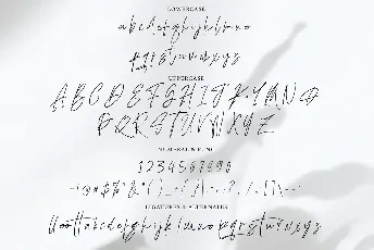 Adustine Signature font