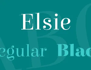 Elsie font