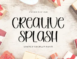 Creative Splash font