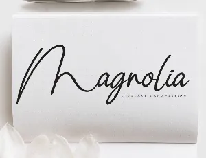 Magnolia Script font