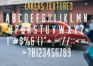 Lakers Free font