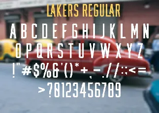 Lakers Free font