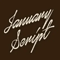 January Script Personal Use font