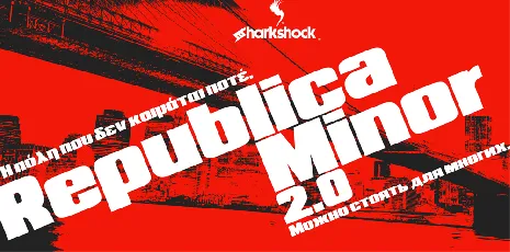 Republica Minor 2.0 font