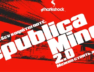 Republica Minor 2.0 font