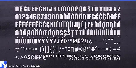 Carbon font