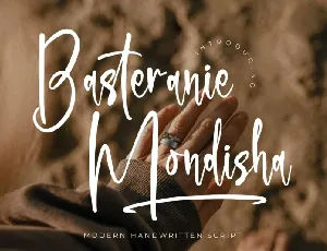 Basteranie Mondisha font