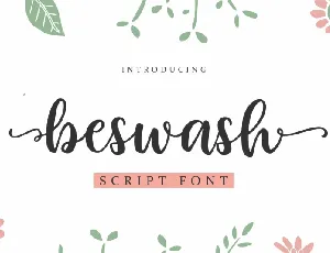 Beswash font