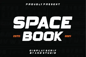 Spacebook font