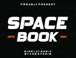 Spacebook font