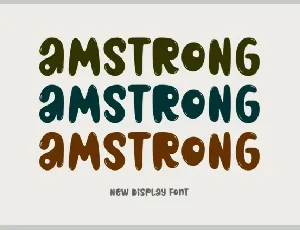 Amstrong font