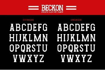 Beckon font