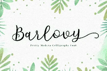 Demo Barlovy font