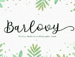 Demo Barlovy font