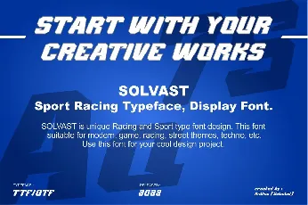 SOLVAST font