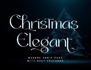 Christmas Elegant-Personal use font