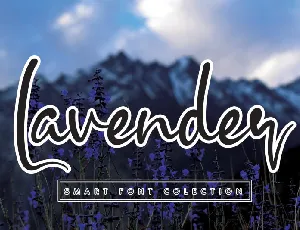 Lavender Script font