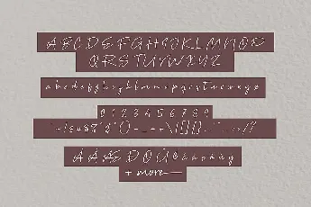 Brown Pen Signature font