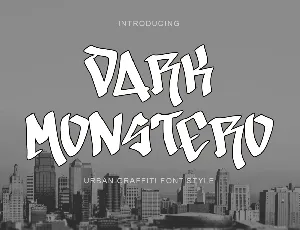 Dark Monstero Demo font