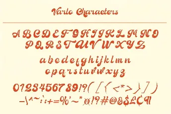 Varlo DEMO font