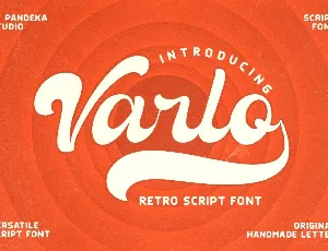 Varlo DEMO font