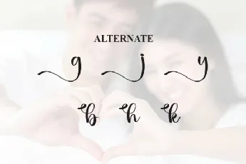 Hubby Calligraphy font