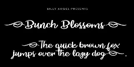 Bunch Blossoms font