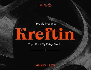 Kreftin font