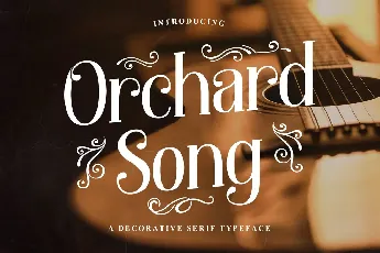 Orchard Song font