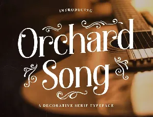 Orchard Song font