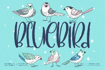 BlueBird font