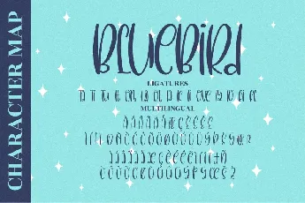 BlueBird font