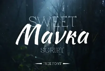 Sweet Mavka Script font