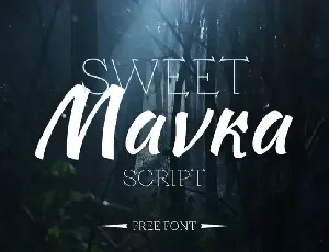 Sweet Mavka Script font