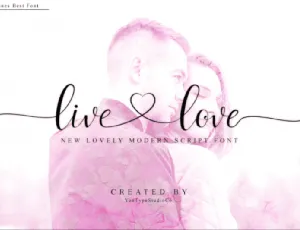 Live Love Calligraphy font