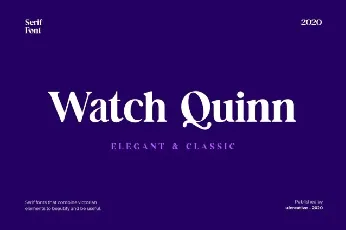 Watch Quinn font