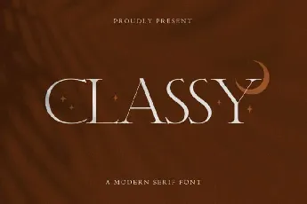 Classy font