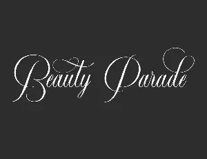 Beauty Parade Demo font