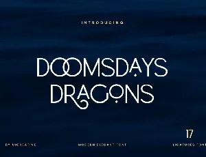 DoomsdaysDragons font