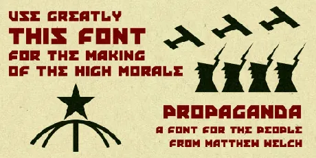 Propaganda font