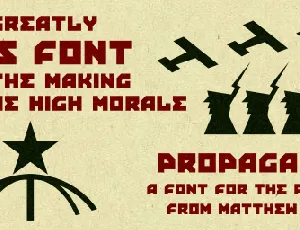 Propaganda font