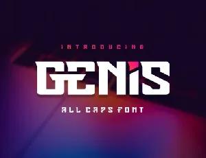 Genis font