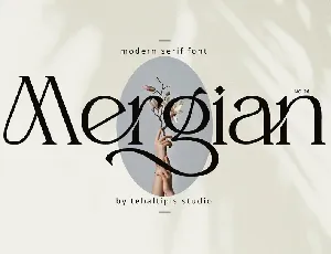 Mergian font