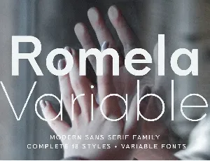 Romela font